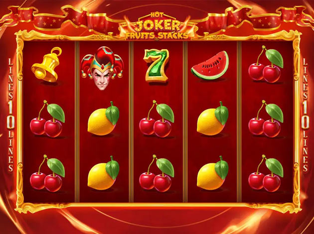 Hot Joker Fruits Stacks Mobile Slot Game Screenshot Image
