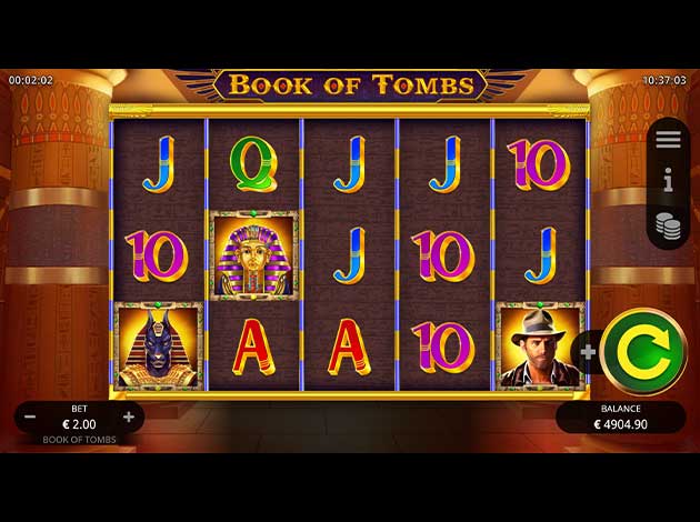  Book of Tombs mobile slot game screenshot image