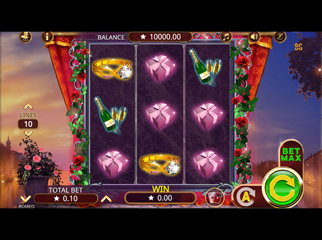 Romeo mobile slot game