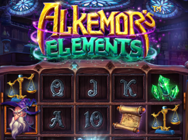 Betsoft Alkemor's Elements mobile slot game screenshot image