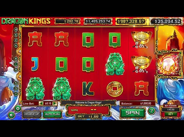 Dragon Kings Mobile Slot Game Screenshot Image