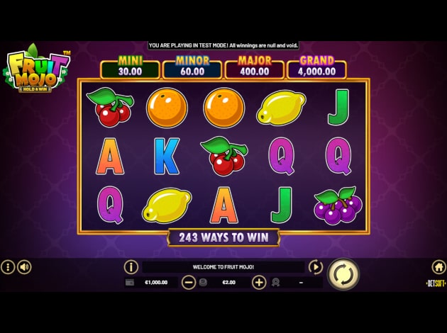 Fruit Mojo: Hold and Win Mobile Slot Game Screenshot Image