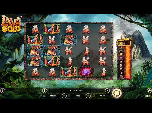 Lava Gold Slot Game Screenshot Image