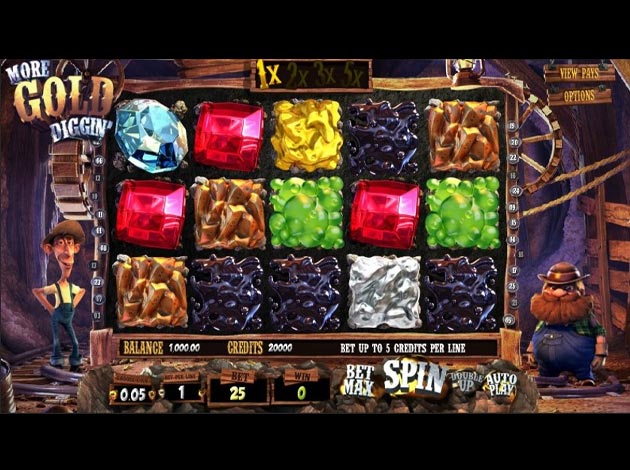 More Gold Diggin mobile Slot game screenshot image