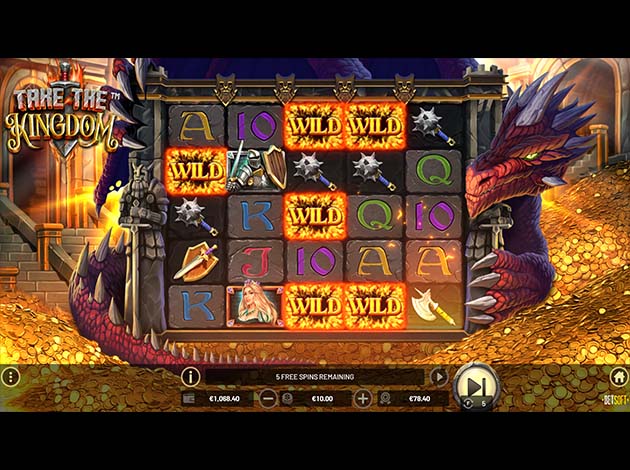 Take the Kingdom Slot Game Screenshot Image