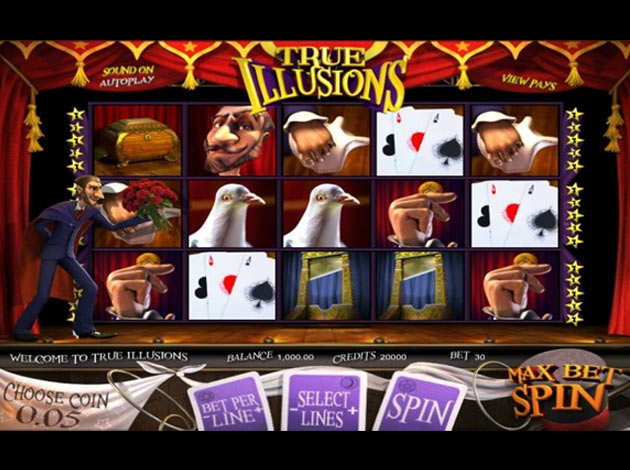 True Illusions mobile Slot game screenshot image