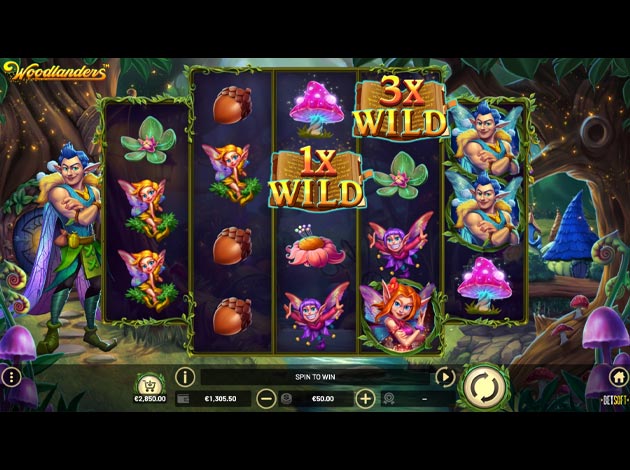Woodlanders Mobile Slot Game Screenshot Image