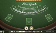 Single Deck Blackjack Table Game screenshot image