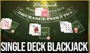 BetSoft Single Deck Blackjack Table Game