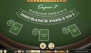 Super 7 Blackjack Table Game screenshot image