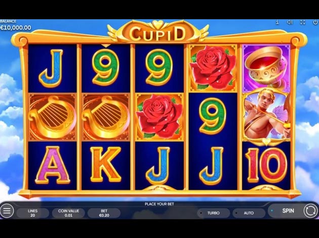 Cupid Mobile Slot Game Screenshot Image