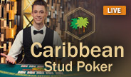 Evolution Live Casino - Caribbean Stud Poker Live Dealer