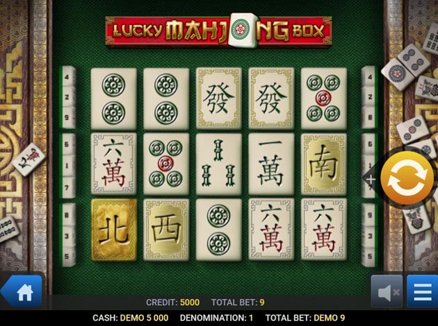 Lucky Mahjong Box mobile slot game