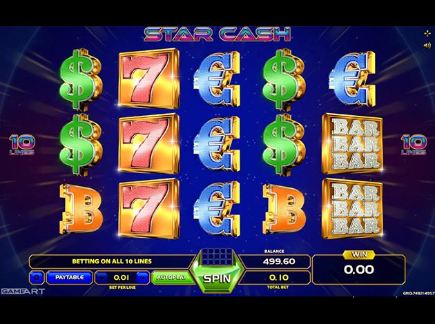 Star Cash mobile Slot game screenshot image