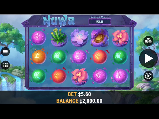 Nuwa mobile slot game screenshot image