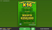 Lucky Numbers x16 Scratch Card Screenshot Image