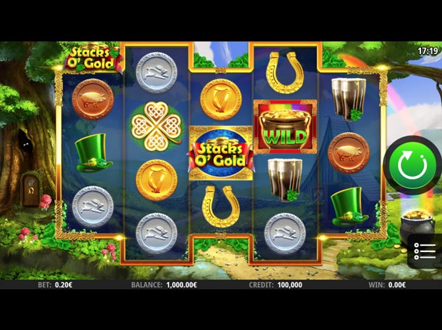 Stacks oGold mobile slot game screenshot image
