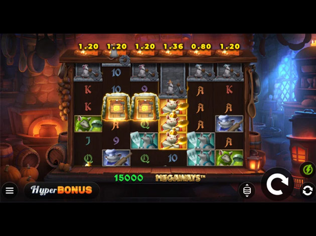 Kalamba Games Rumble Ratz Megaways Mobile Slot Game Screenshot Image
