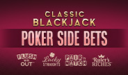 Microgaming Classic Blackjack Poker Side Bets Table Game Thumbnail Image