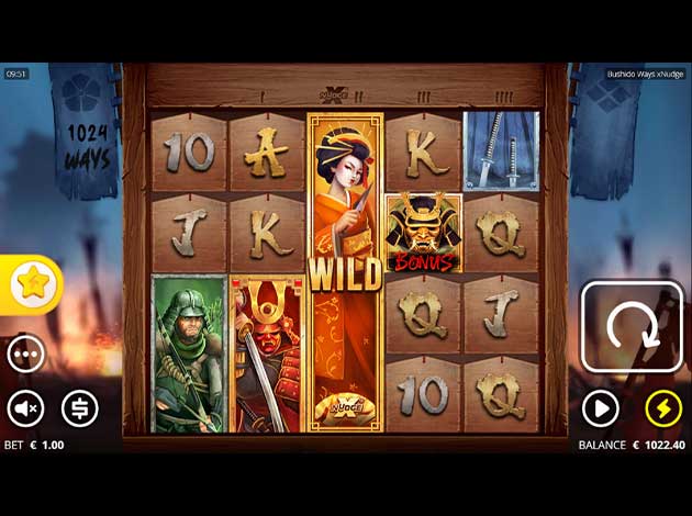  Bushido Ways xNudge mobile slot game screenshot image