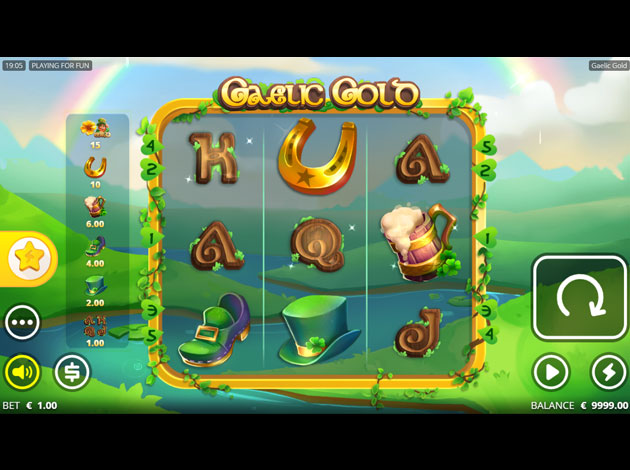Gaelic Gold mobile slot game screenshot image