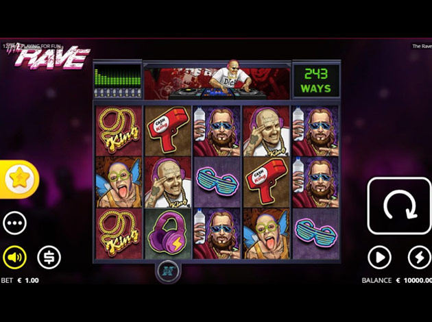 The Rave Slot Game Screenshot Image