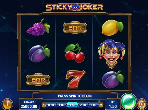 Sticky Joker Mobile Slot Game Screenshot Image