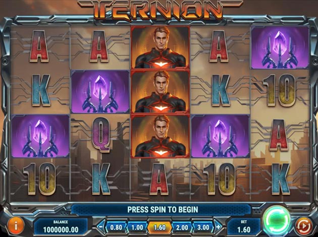 Ternion Mobile Slot Game Screenshot Image