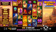 Buffalo King Untamed Megaways Slot Game Screenshot Image