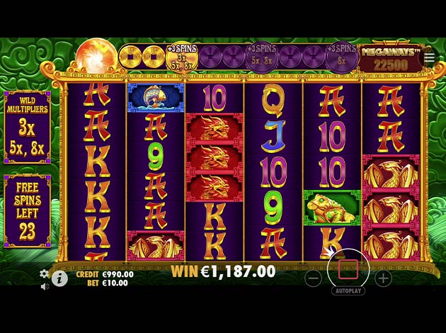 5 Lions Megaways 2 Mobile Slot Game Screenshot Image