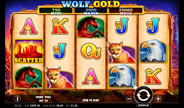 Wolf Gold slot game screenshot image