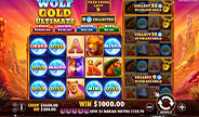 Wolf Gold Ultimate Slot Game Screenshot Image