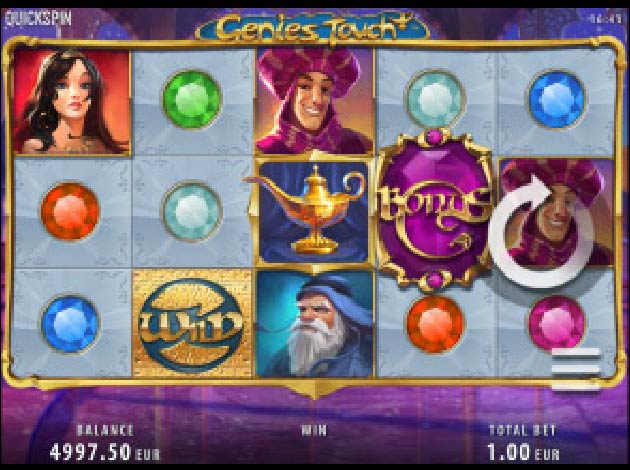 Genies Touch mobile slot game screenshot image