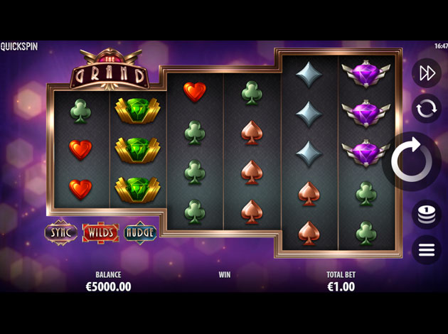 The Grand mobile slot game screenshot image