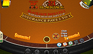 21 Suit Em Blackjack Table Game Screenshot Image