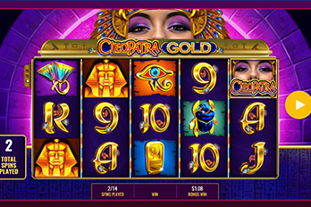 Cleopatra's Gold Mobile Slot Game Screenshot Image