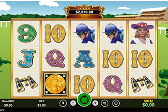 Derby Dollars Mobile Slot Game Screenshot Image