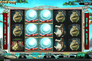 Dragon Orb Mobile Slot Game Screenshot Image