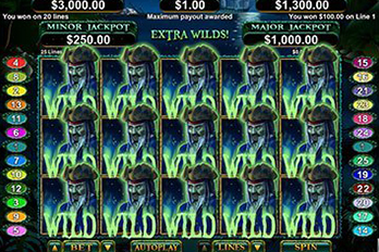 Ghost Ship Mobile Slot Game Screenshot Image