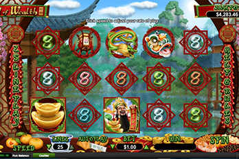 God of Wealth Mobile Slot Game Screenshot Image