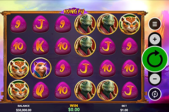Kong Fu Mobile Slot Game Screenshot Image
