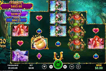 Paddy's Lucky Forest Mobile Slot Game Screenshot Image