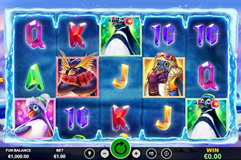 Penguin Power Mobile Slot Game Screenshot Image