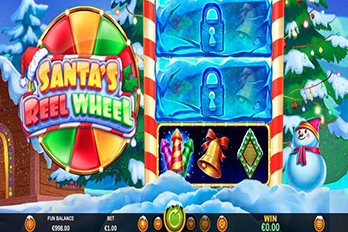 Santa's Reel Wheel Mobile Slot Game Screenshot Image