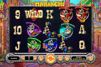 The Mariachi 5 Mobile Slot Game Screenshot Image