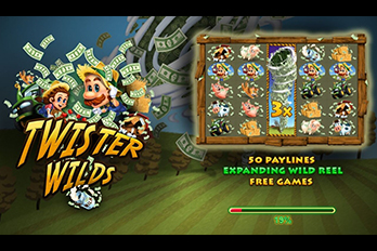 Twister Wilds Mobile Slot Game Screenshot Image