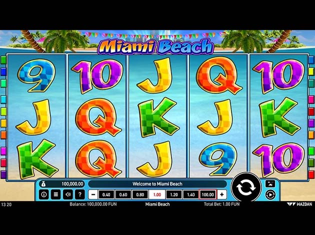  Miami Beach mobile slot game screenshot image