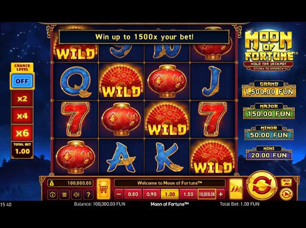 Moon of Fortune Slot Game Mobile Screenshot Image